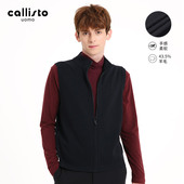 新款 上衣轻奢马甲 背心男装 秋季 羊毛马夹 callisto卡利斯特男士