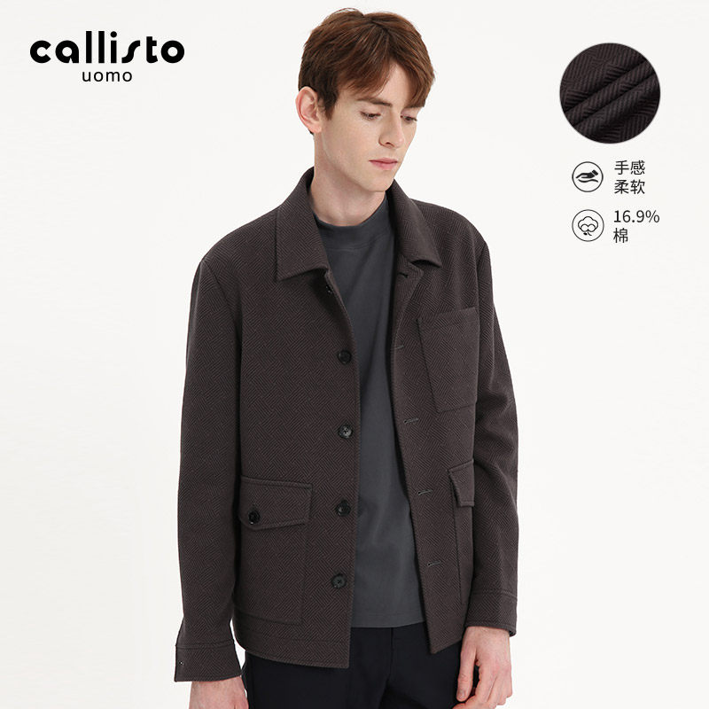 callisto卡利斯特翻领秋季夹克