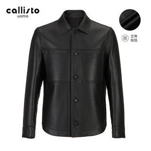 羊皮革 新款 callisto卡利斯特男士 秋季 外套潮流 皮衣羊皮男装