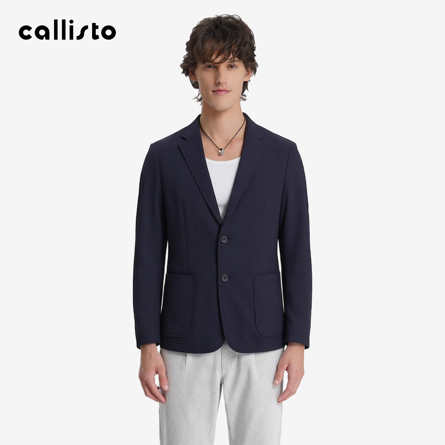 【Y′S系列】callisto2026夏新款男士平驳领凉感舒适薄款休闲单西