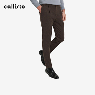 商场同款 灯芯绒时尚 callisto2025秋冬新品 休闲裤 直筒长裤 男士