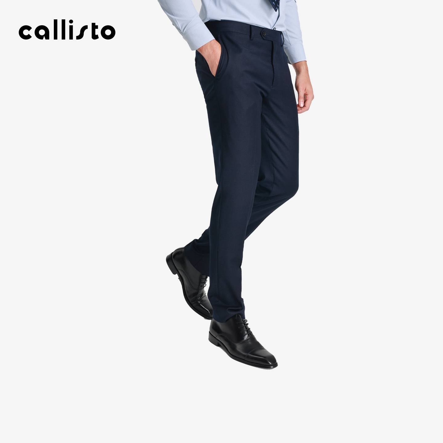 【商场同款】callisto2025秋冬新品男士西裤商务休闲纯羊毛长裤