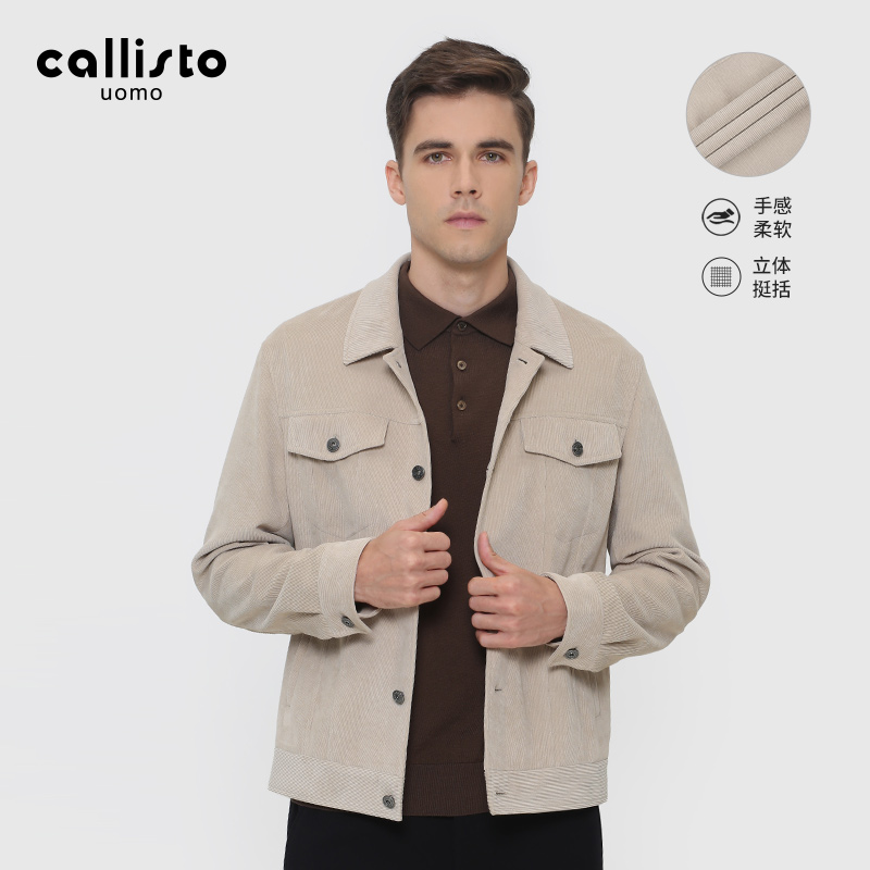 CALLISTO翻领秋冬夹克外套