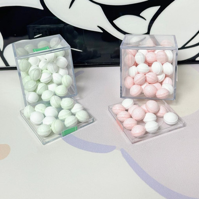 I`MINT无糖薄荷糖接吻香体糖90g/盒清新口气清凉玫瑰荔枝茉莉青提