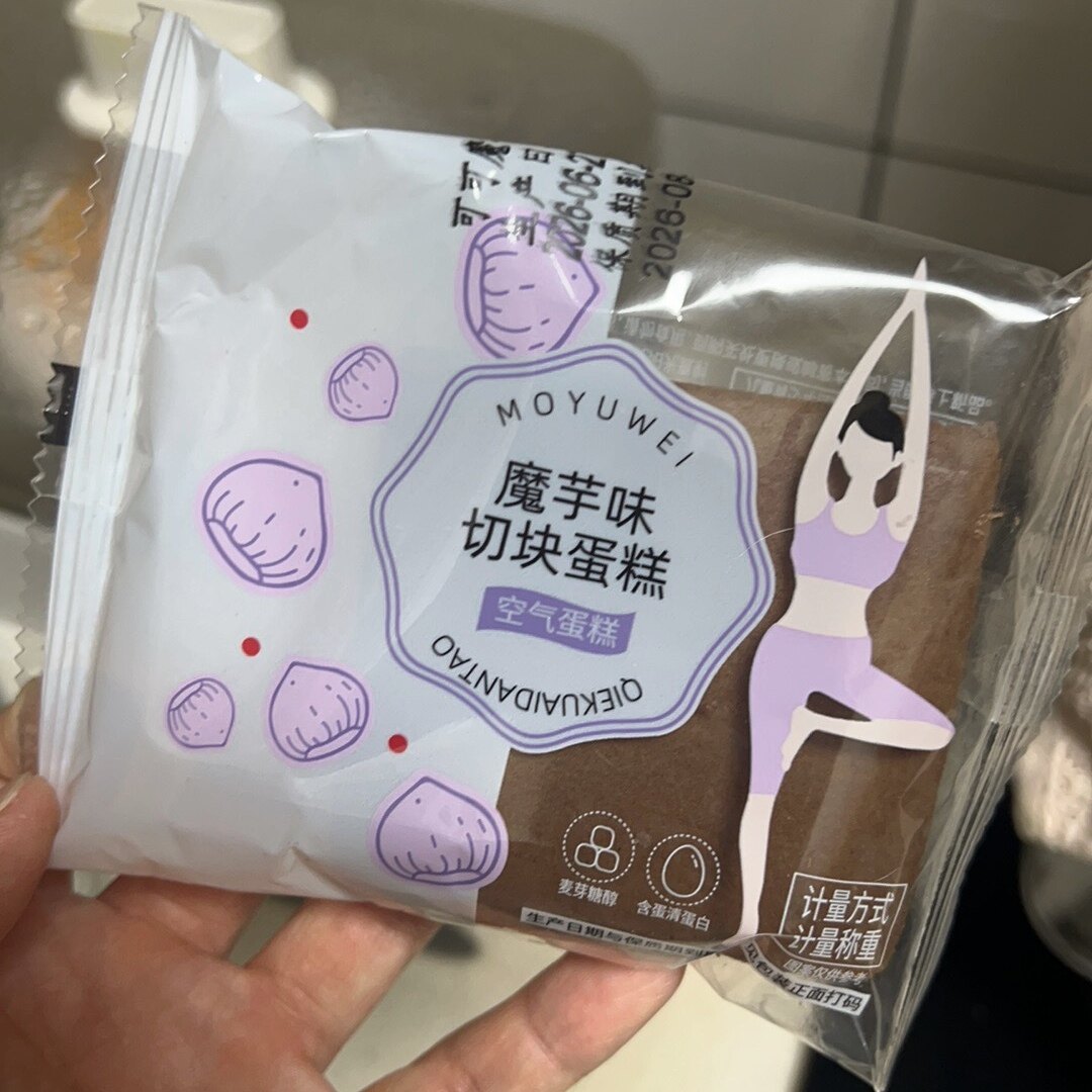 无糖魔芋切块蛋糕低脂高蛋白原味可可味松软面包下午茶早代餐食品