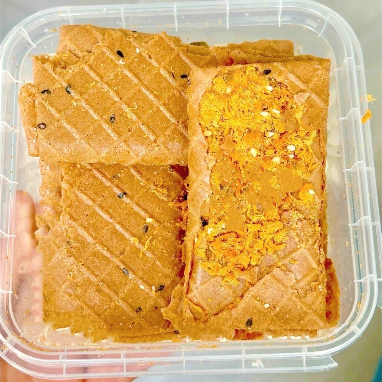 无蔗糖黄油肉松鸡蛋卷酥脆夹心饼干木糖醇解馋夜宵办公室追剧零食