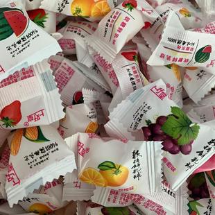 脆皮鲜乳球夹心软糖水果糖混合多口味结婚喜糖年货糖果幼儿园零食