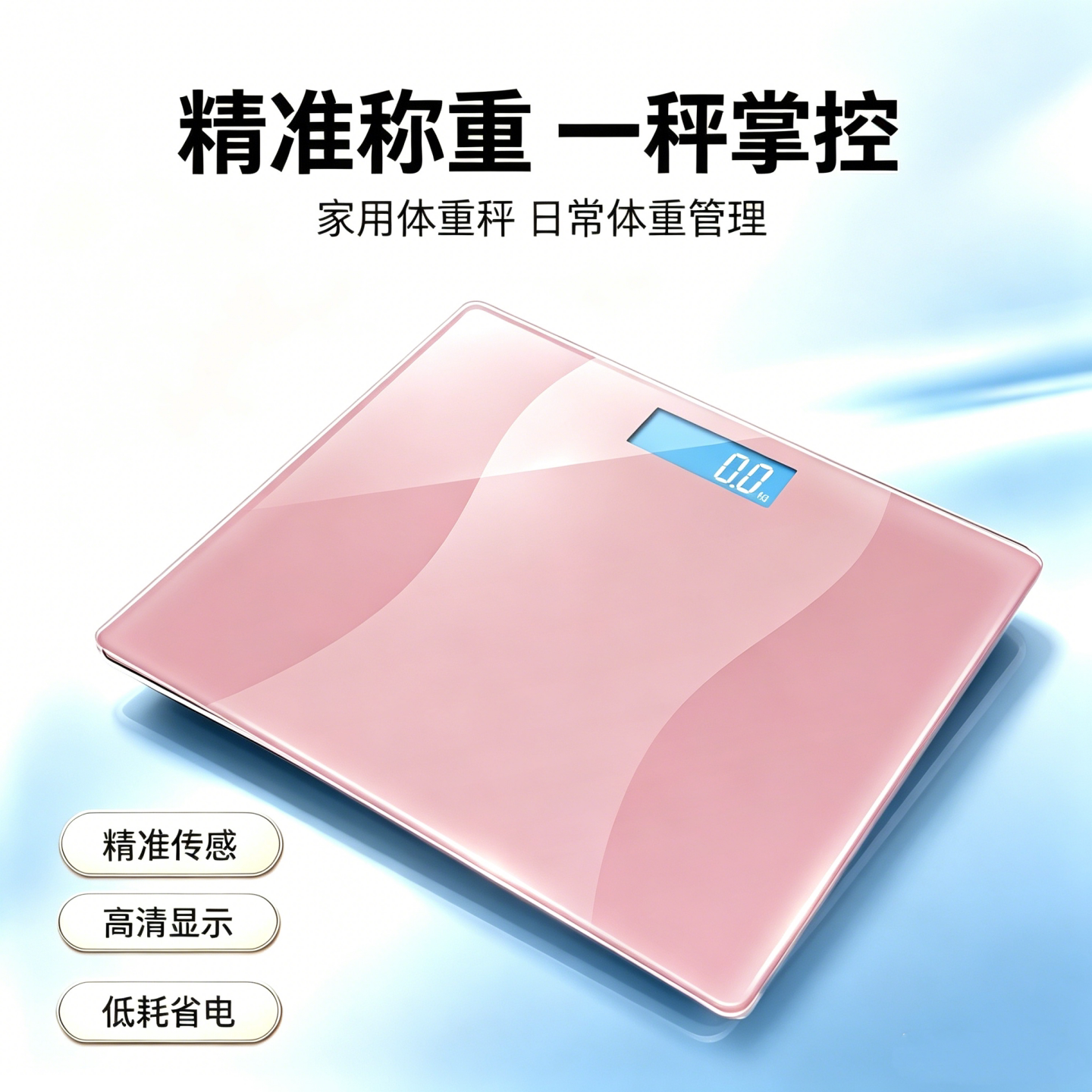 精准女生可爱电子体重秤外贸产品