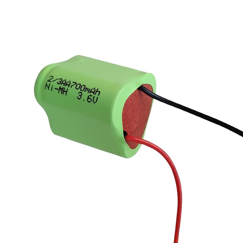 3.6V 2/3AA电池组 电动工具仪器起开瓶器充电电池三角形NI-MH镍氢