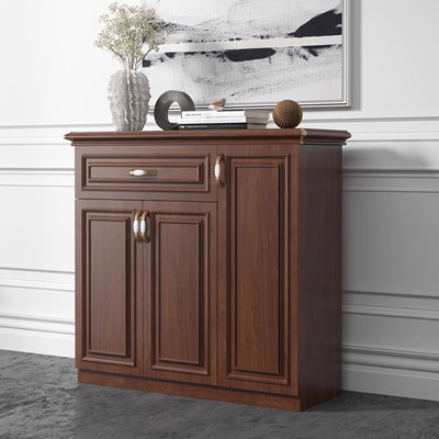 新中式全铝合金防水鞋柜