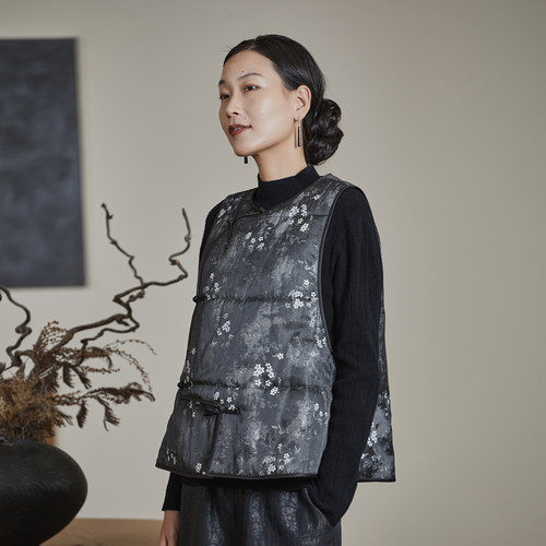 布小匠原创设计新中式国风马甲