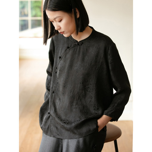 布小匠原创设计夏季香云纱真丝