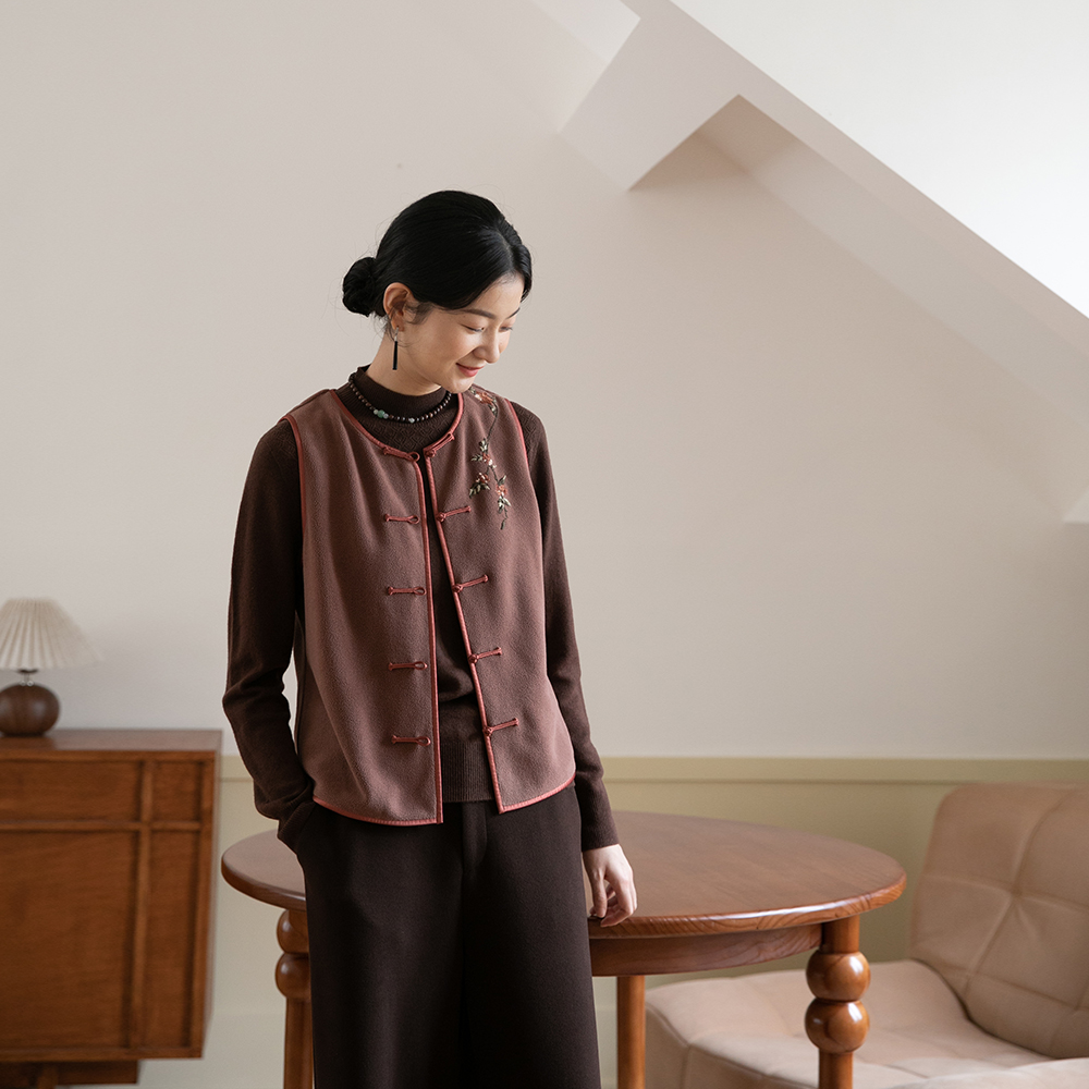 摇粒绒马夹布小匠原创设计