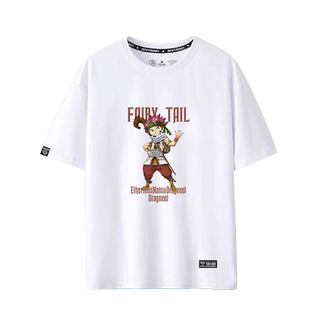 妖精的尾巴联名衣服艾特利亚斯露西格雷艾露莎短袖t恤动漫半袖yq