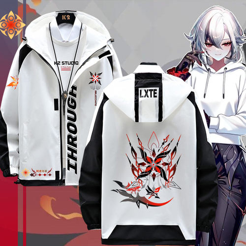 动漫游戏周边人物阿蕾痛衣二次元男生外套夹克衣服青少年秋冬jl