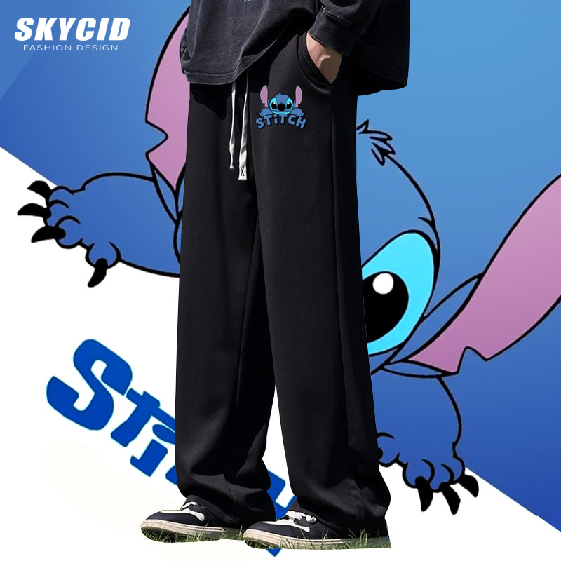 史迪仔史迪奇同款卫裤休闲裤春秋