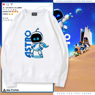 宇宙机器人索尼圆领卫衣秋冬