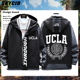 ucla加州大学洛杉矶分校纪念品周边青少年外套休闲连帽上衣夹克dt