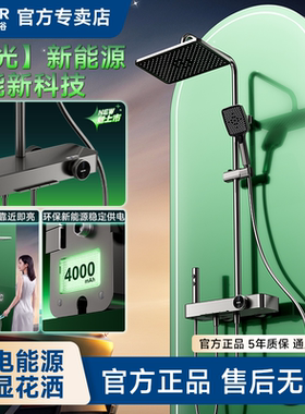 苏泊尔正品家用淋浴数显花洒套装