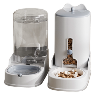 猫咪饮水机自动喂食器宠物狗狗喂水器喝水神器流动不插电水碗用品
