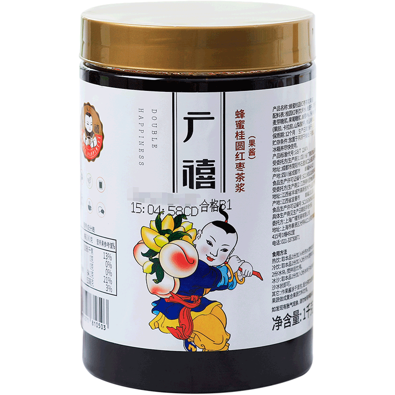 广禧优品桂圆蜂蜜红枣果味酱