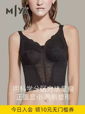 Mystery plastic body manager without steel rim adjustment type summer silk underwear collection milk beauty salon long bra