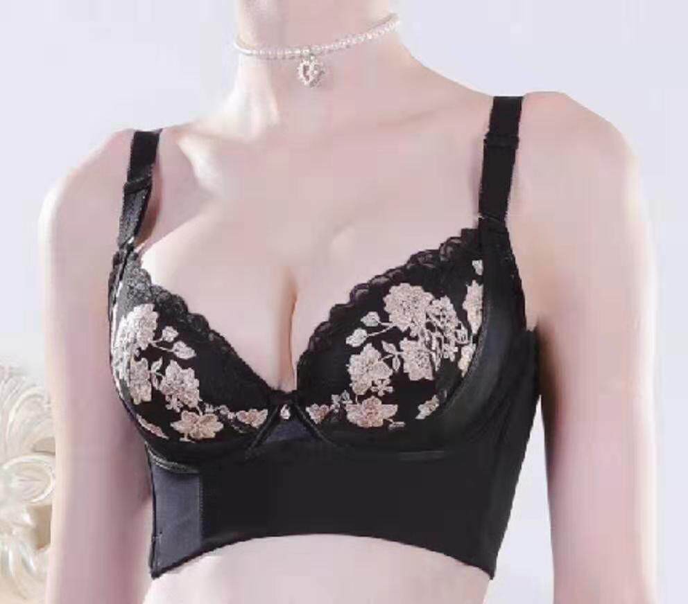 安提尼亚 情迷巴黎 臻爱短文身材管理器 黑色六扣聚拢收副乳薄款