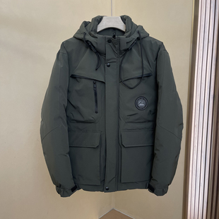 北方过冬!加厚加棉!户外工装多口袋可拆卸连帽棉服男装外套棉衣