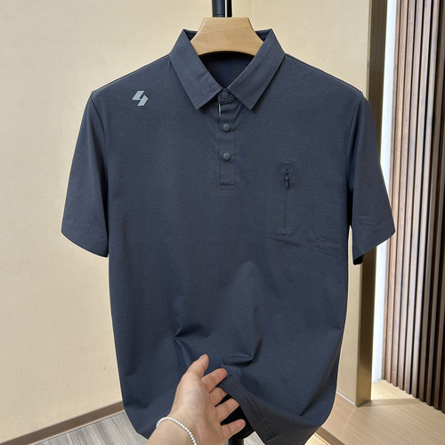 华萨驰男士夏季速干无痕POLO衫