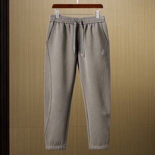 超软空气棉 卫裤 立体剪裁松紧腰九分运动裤 束脚口男士 秋季 H系