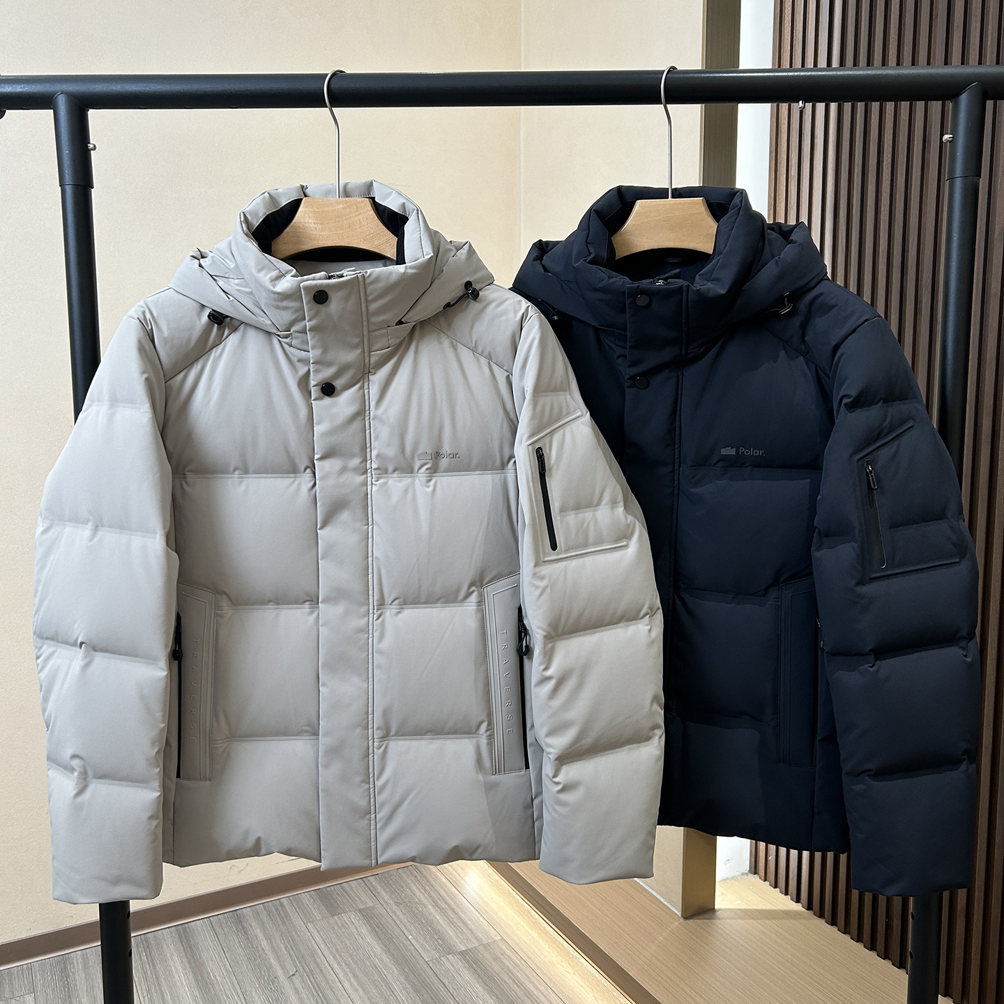 王炸!一线品牌男装剪标户外加厚保暖防水男士可拆连帽羽绒服冬季