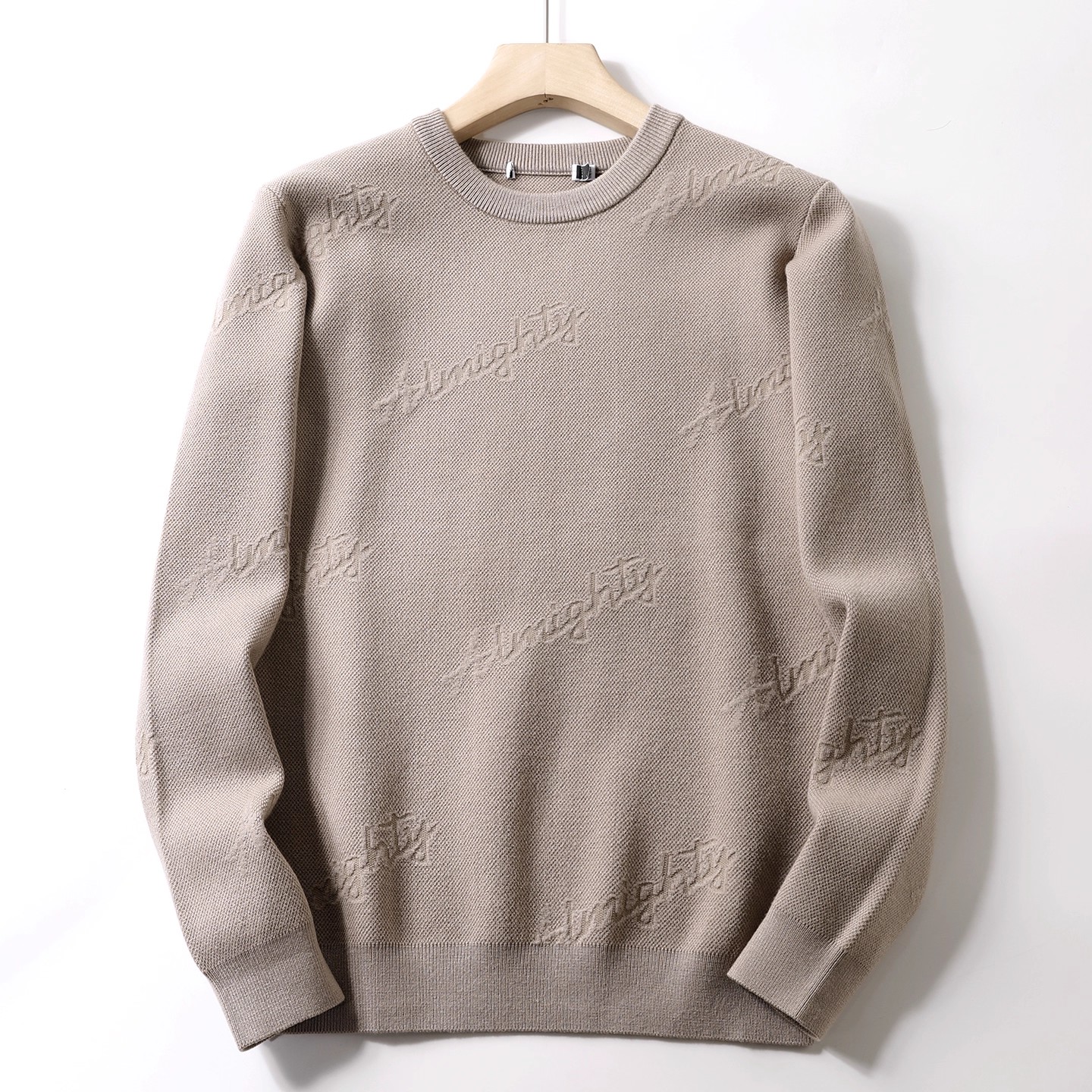 秋季新品简约男士保暖针织衫