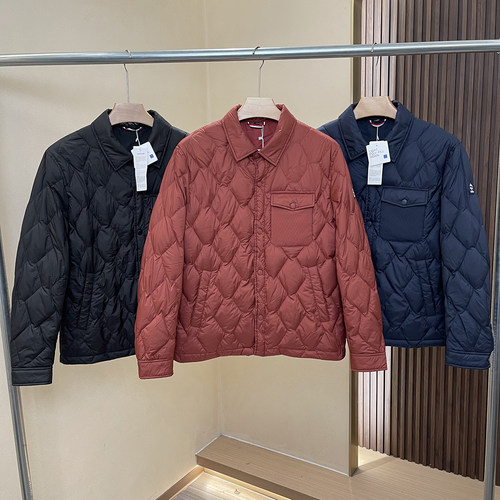 90%白鸭绒衬衫版轻暖羽绒服外套