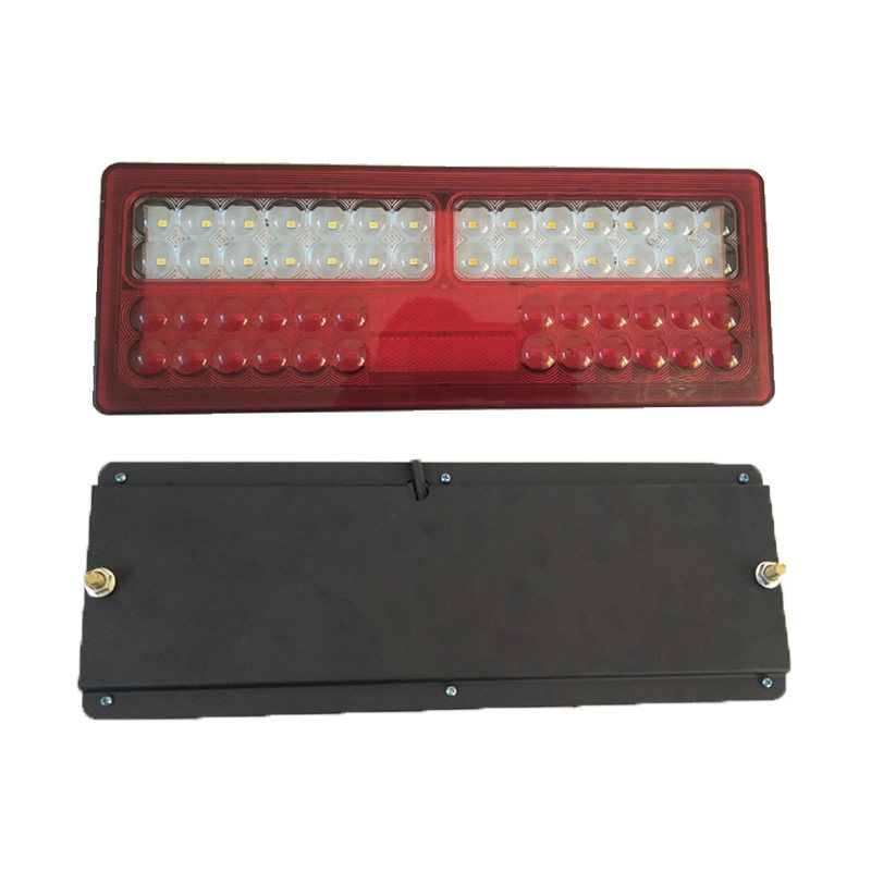 렌즈 철판 JAC 후면 테일 라이트 어셈블리 12V24V 방수 및 스매쉬 방지 LED 고휘도 잘 생긴 JUNLING KANGLING UNIVERSAL