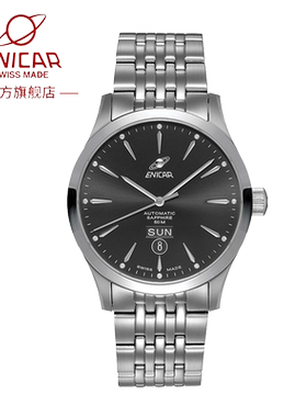Enicar英纳格手表男士表瑞士锆石自动机械腕表3168/50/363aB/G/aA