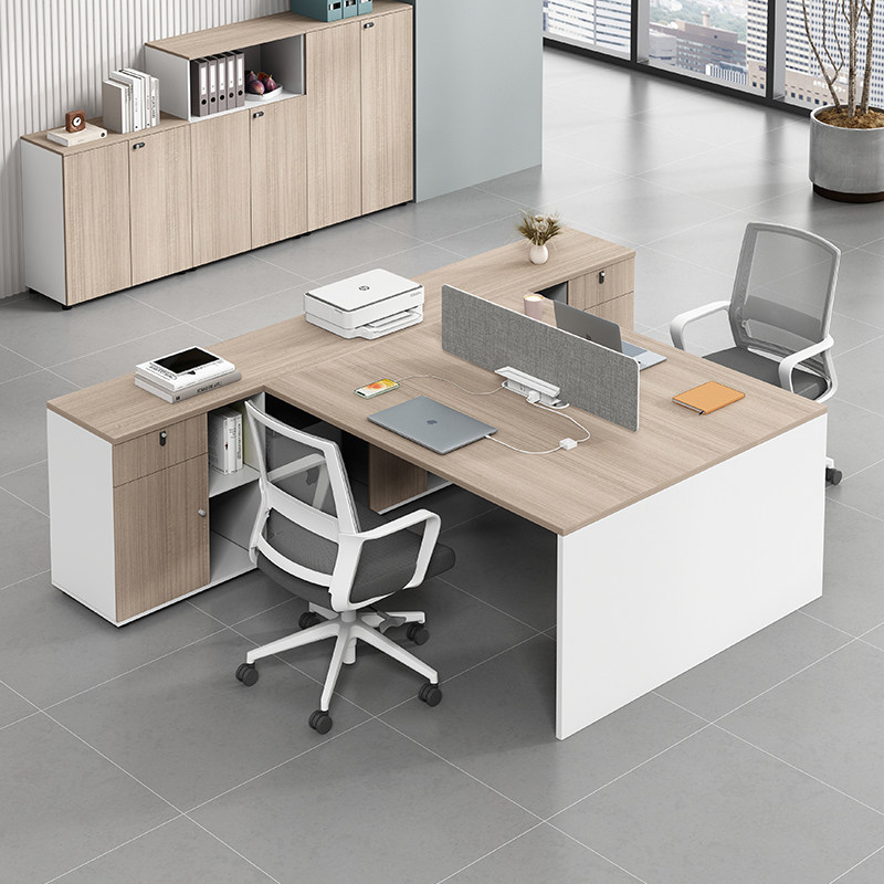 财务办公桌椅合办公室职员主管双人面对面员工位代2人位