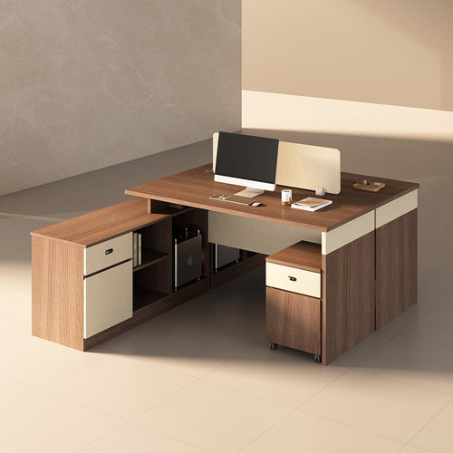 财务办公桌简约四人办公室