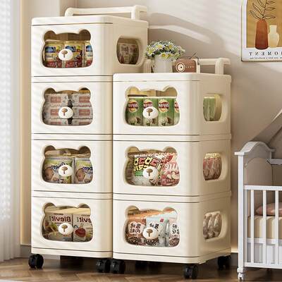 萌趣玩具收纳架置物架零食收纳柜