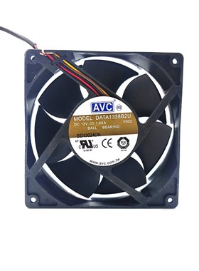 DATA1338B2U AVC 12738 12V 1.5A 12.7CM机箱大风散热风扇4线PWM