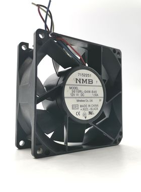 9厘米12V防水风扇 3615RL-04W-B46 原装日本NMB 9038 1.5A 4线PWM