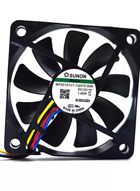 MF60101V1-1Q070-S99 原装建准6010 12V 6CM超薄超静音风扇4线PWM