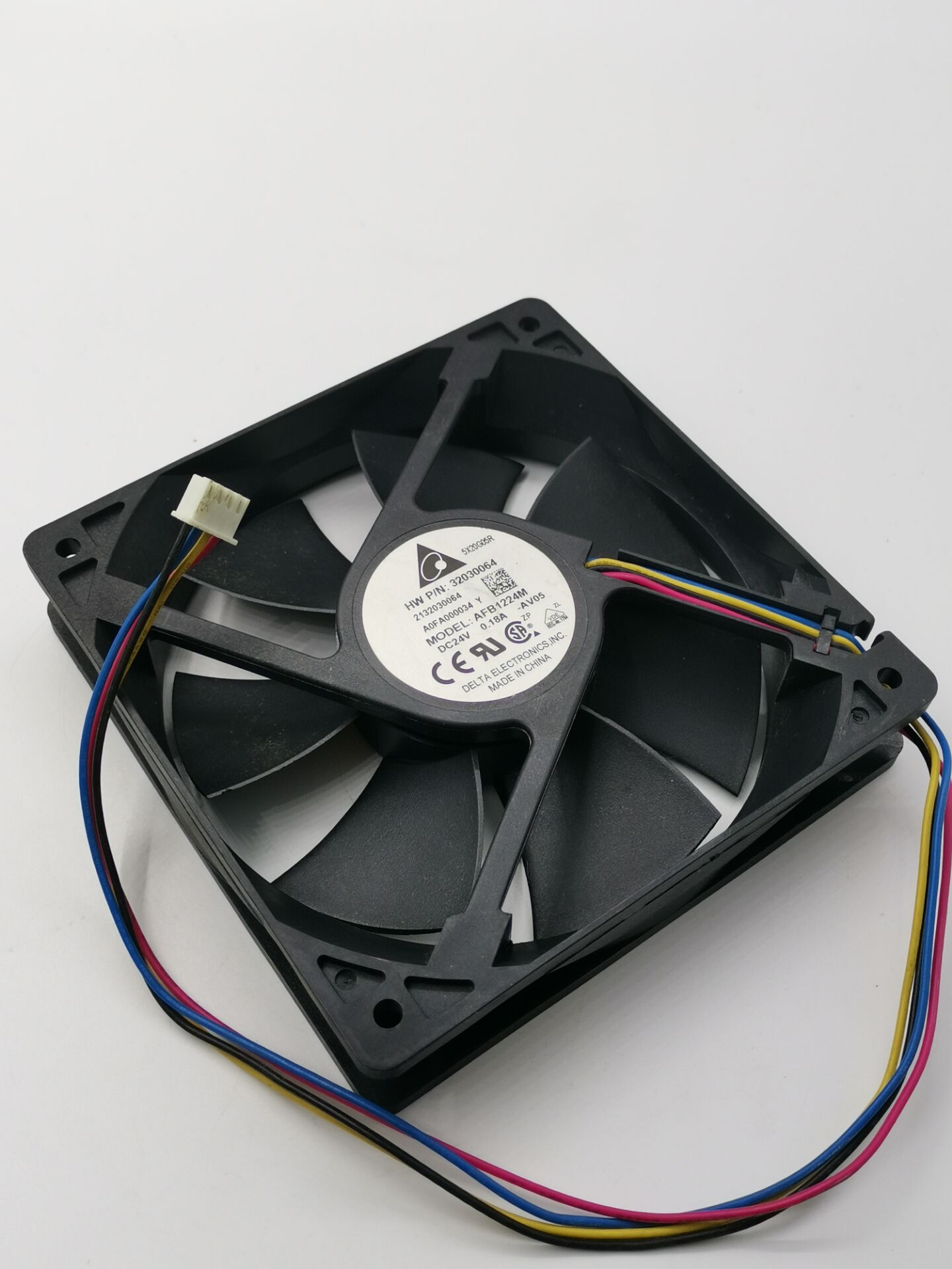 AFB1224M 原装台达 12025 24V 12CM 4线PWM艾默生变频器散热风扇