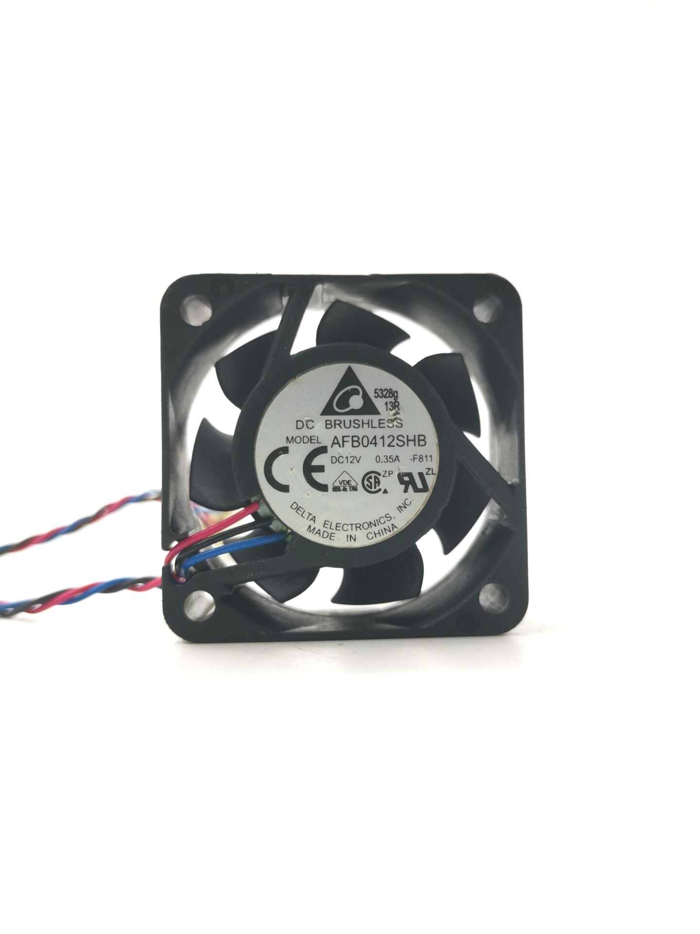 AFB0412SHB 原装台达 4015 12V 0.35A 3线 4CM 万转暴力散热风扇