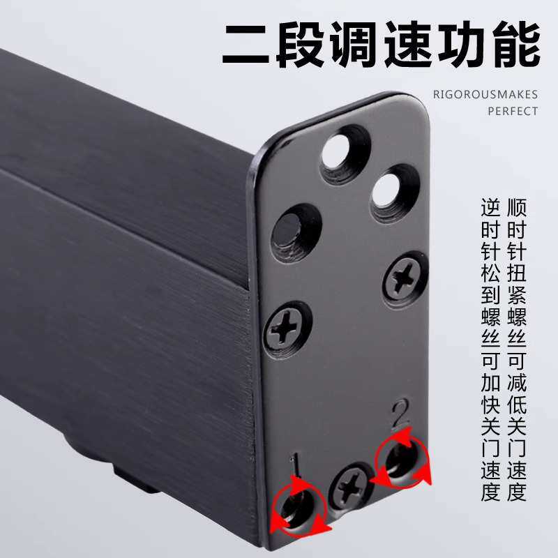 超强承免挖槽重木门地弹簧隐藏式免挖坑90度定位有框门玻璃门木门