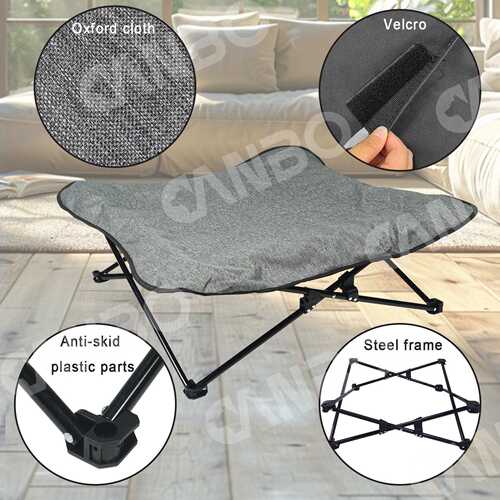 CanboPet Winter Metal Dog Bed Camping Pet Bed
