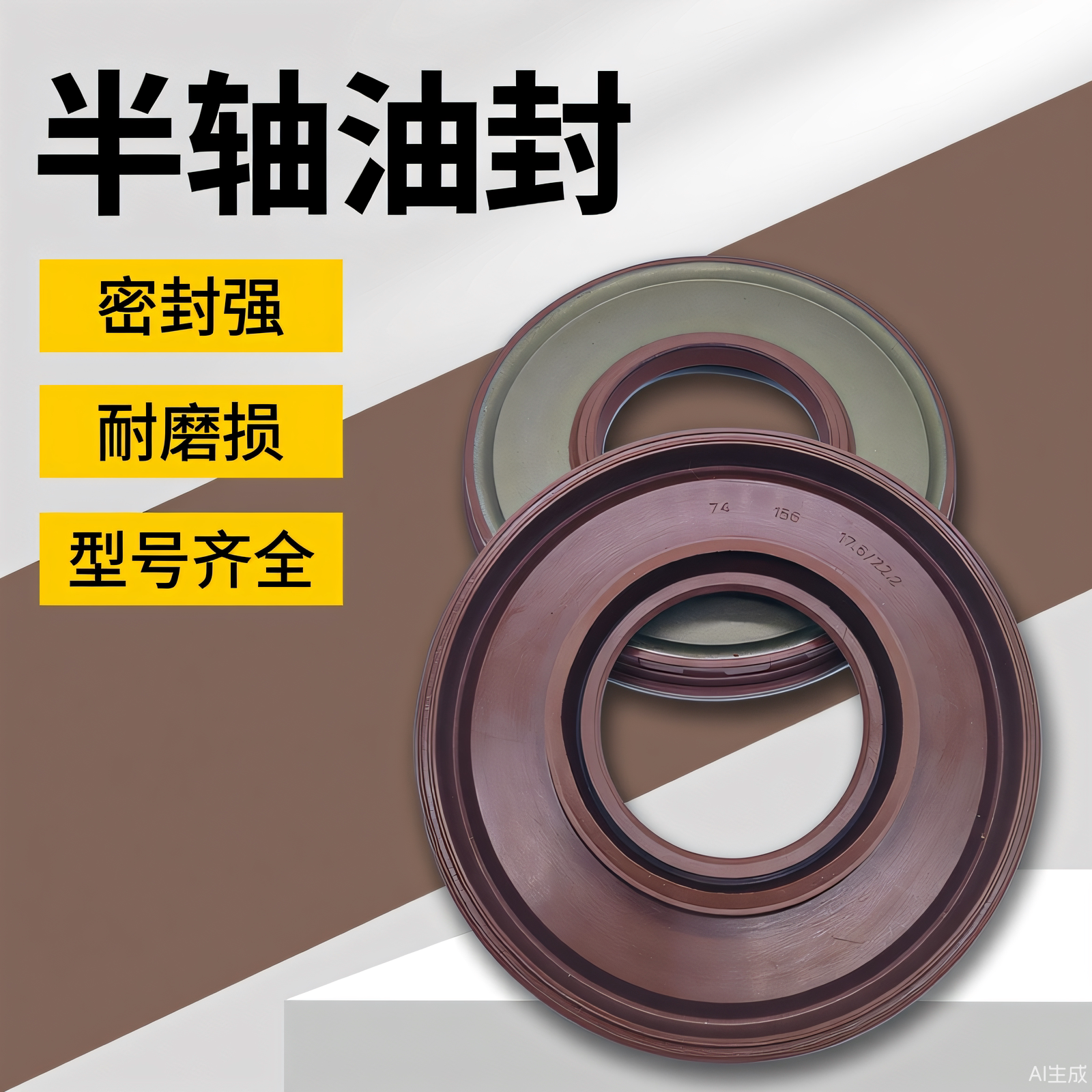 解放后轮外半轴油封耐磨