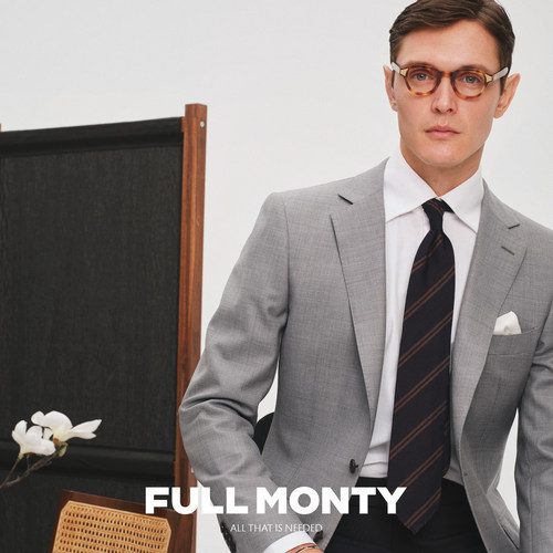 fullmonty羊毛西服外套
