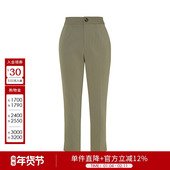 女秋冬高腰直筒垂感休闲裤 D佳美学馆日常通勤OL风干练西装 裤