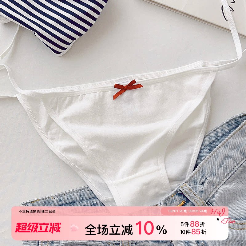 纯欲少女日系绑带内裤女生可解开图片