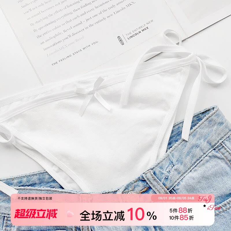 日系超辣性感系带内裤女图片